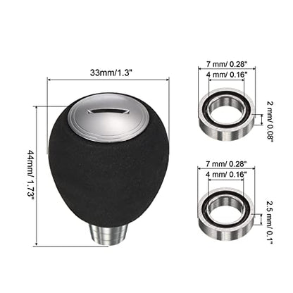 PATIKIL Fishing Reel Handle Knob, Lightweight EVA Fishing Reel Power Knob Handle Grip for Fishing Reel Replacement Parts - color: Silver