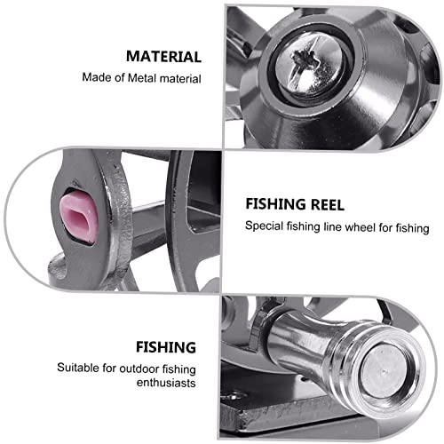 Kisangel 1pc Fish Reel Fish Line Spooler Handle Fly Reel Fishing Reel Spooler Fishing Kit Ice- Accessory Professional Tool Rod Accessory Old Fashioned Winding Machine