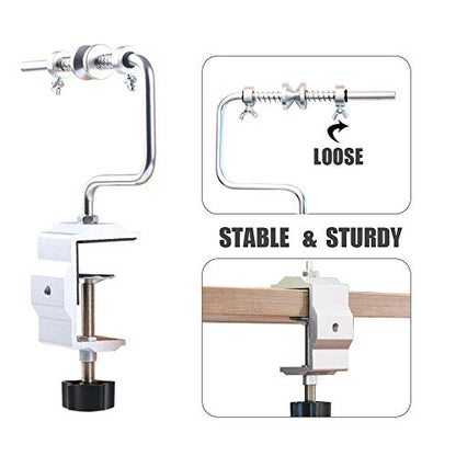 ANGRYFISH Fishing Line Winder with Clamp-Adjustable Stable Protable Spooler Machine-Multifunction Spooling Station System