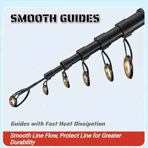 Telescopic Lure Fishing Rod – Portable Carbon Fiber Casting & Spinning Rod with EVA Handle, Large Ceramic Guides, Travel-Friendly Short Collapsed Length