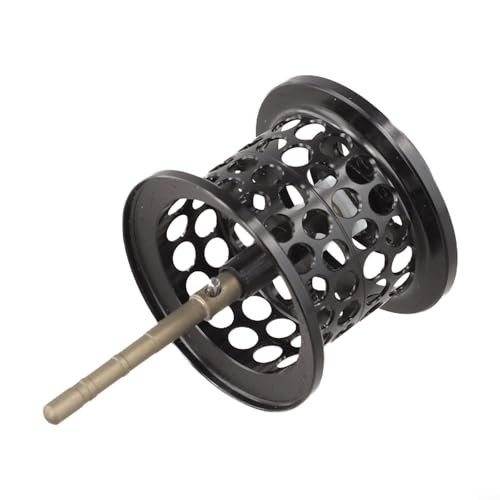 SV Floating Brake Bowl Spool for 24 Tatula 100 Reel, Lightweight Aluminum Alloy Part, Smooth Throwing Upgrade, 1.0 Line Capacity Bass - color: black