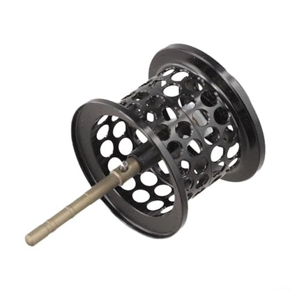 SV Floating Brake Bowl Spool for 24 Tatula 100 Reel, Lightweight Aluminum Alloy Part, Smooth Throwing Upgrade, 1.0 Line Capacity Bass - color: black