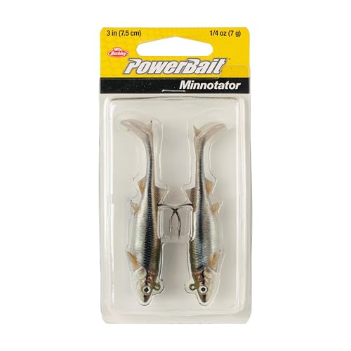 Berkley PowerBait Minnotator Fishing Soft Bait - color: HD Blacknose Shiner, size: 3 in - 1/4 oz