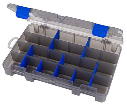 Flambeau Outdoors Zerust MAX 4007ZM Tuff Tainer - 24 Compartments and 12 Removable Dividers - 11" L x 7.25" W x 1.75" D - Fishing and Tackle Storage Utility Box - size: 4007ZM - 11" x 7.25" x 1.75"