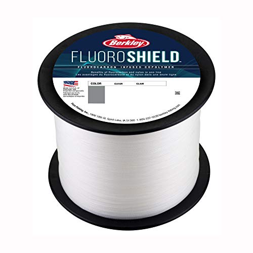 Berkley FluoroShield Fluorocarbon Fishing Line, Clear - size: 3000yd, style: 17lb Test