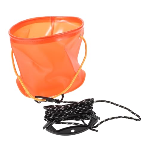 BESPORTBLE 1Pc Collapsible Eva Fishing Bucket Lightweight Storage Barrel with Ventilated Net for Bait for Lakes Rivers and Beaches Convenient Rope Handle for Easy Lifting