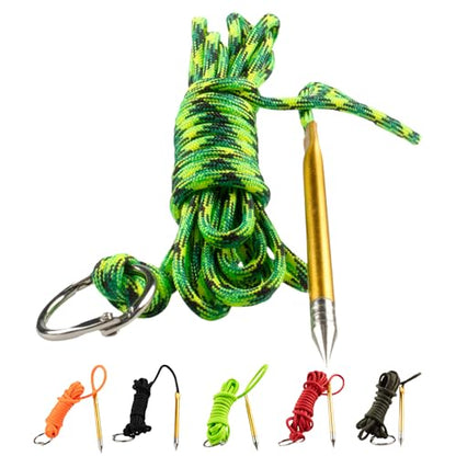 Fish Stringers – 10- & 20-Foot Lengths – 30+ Colors to Choose from! - color: Gecko, size: 20 feet