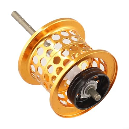 SV Floating Brake Bowl Spool for 24 Tatula 100 Reel, Lightweight Aluminum Alloy Part, Smooth Throwing Upgrade, 1.0 Line Capacity Bass - color: gold