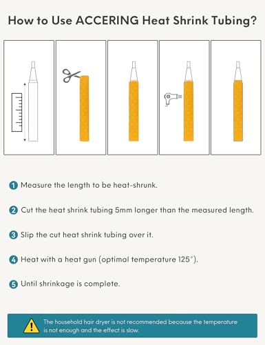 Accering Fishscale DIY Heat Shrink Handle Grip (φ20mm, Yellow) - color: Orange, size: φ20mm, L3.3ft