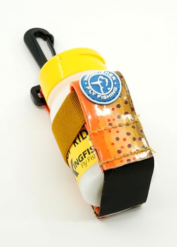 Loon Outdoors Top Ride Powder Dry Fly Floatant with Kingfisher Dry Shake Holder - color: Brown Trout