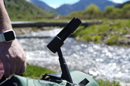Caddis Sports Rod Holder – Adjustable Fishing Rod Holder for Float Tubes, Pontoon Boats, Fits Fly, Spinning & Casting Rods by Caddis - color: Standard Rod Holder