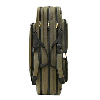 3 Layers Pro Gear Fishing Tackle Storage Bag Portable Fishing Rod Carrier Reel Bags Fish Pole Tools Soft Case with Shoulder Strap&Handles (3 layers/120cm-47.2inch) - size: 3 layers/120cm-47.2inch