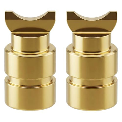 Titanium Coated Stainless Steel Line Guide Pawl for Daiwa Tatula Alphas, Shimano SLX Curado, Abu Garcia Ambassadeur Revo Max Series, Lew's Baitcasting Reels (Confirm Factory Pawl Size) - size: 8.65 x 4.65 mm (2 Pcs)