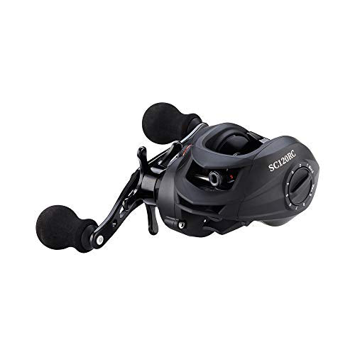 FISHDROPS Baitcaster Reels, 9+1BB, CNC Aluminum Spool, Magnetic Brake System Bait Caster Reel High Speed Gear Ratio 7.0:1 Ultra Smooth Low Profile Baitcasting Fishing Reel - color: Right - Matte Black