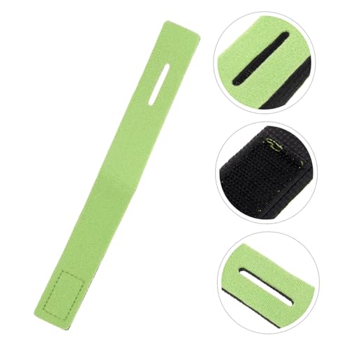 10pcs Fishing Rod Straps Elastic Anti-Slip Bands for Outdoor Fishing Pole Accessories Green 30x250mm Tackle Storage Holder for Boat Deck Gear