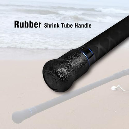 Fiblink Surf Spinning Fishing Rod Carbon Fiber Travel Fishing Rod(9-Feet &11-Feet & 12-Feet & 13-Feet & 15-Feet) - style: 4 Pc - 15' -Spin