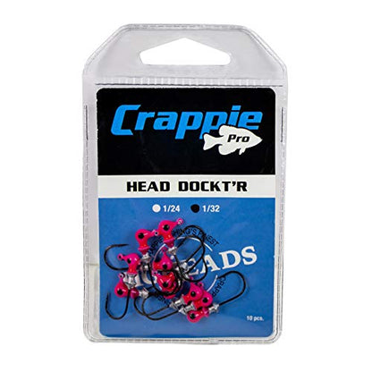 Bobby Garland Crappie Pro Jig Heads - color: Pink, size: 1/32 oz