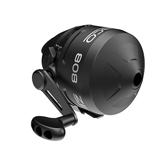 Zebco 808 Spincast Fishing Reel, Changeable Right- or Left-Hand Retrieve, Pre-Spooled with Zebco Fishing Line, Dial-Adjustable Magnum Drag - size: 80, style: Size 80 Reel