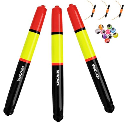Fishing Bobbers Floats, Catfish Floats Weighted Float for Fishing, High Visibility Wood Bobber for Catfish Pike - size: 7IN-3PCS