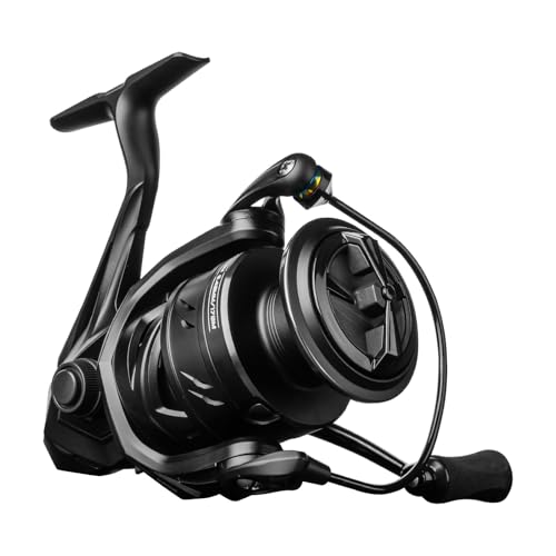 Handing M1 Spinning Reel Freshwater Fishing Reel, 9+1 Ball Bearings for Smooth Performance, Up to 26.5 lbs Max Drag Power, CNC Aluminum Spool, 500 Size for Light Fishing, 2000 for Versatile Freshwater - size: Size 5000
