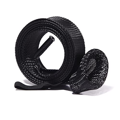 Fishing Rod Sock Mesh Sleeve Rod Cover Braided Mesh Rod Protector Pole Gloves Fishing Tools for Fly, Casting, Sea Fishing Rod - color: Black Color Set (10pc)