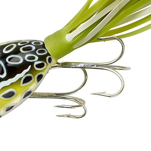Arbogast Hula Popper Topwater Bass Fishing Lure - color: Cricket Frog, size: 2", 3/8 oz