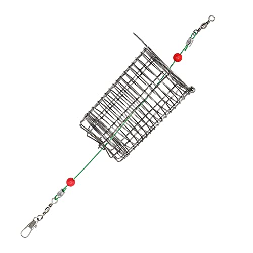 10pcs Fishing Bait Trap Cage Feeder, Baits Cage Basket Holder Coarse Lure Feeder Fishing Tackle Kit - size: X-Large - 10 pcs, style: A Style Bait Trap
