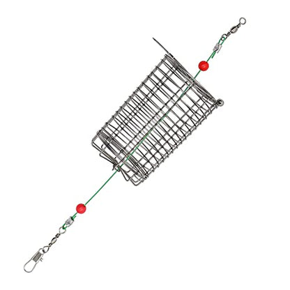 10pcs Fishing Bait Trap Cage Feeder, Baits Cage Basket Holder Coarse Lure Feeder Fishing Tackle Kit - size: X-Large - 10 pcs, style: A Style Bait Trap