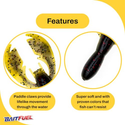 BAITFUEL Baby PACA Craw - color: Coosa Special