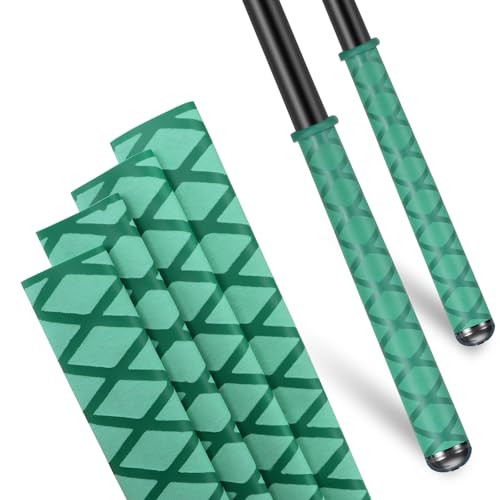 Fishing Rod Handle Grip Pole Wrap X-Tube Heat Shrink Tubing Non-Slip Insulated Abrasion Sleeve-Length:39" Diameter:55/64" (Green) - color: Green, size: Diamter:22mm"(55/64 inch)