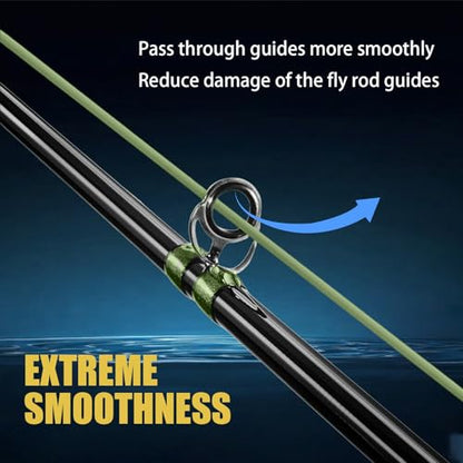 Aventik Trout Trout Boost Single Hand Spey Floating Fly Fishing Line Freshwater Fishing Smooth Accurate Casting Easy Roll Casting 100FT with Welded Loops - color: Green2 Trout Premier, size: 7F