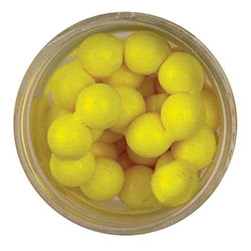 Berkley PowerBait Power Eggs Floating Magnum Fishing Soft Bait - color: Fluorescent Yellow - Garlic Scent