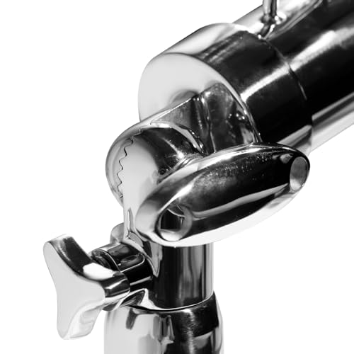 Outrigger Rod Holders, 316 Stainless Steel 360 Degree Adjustable Swivel, Marine Grade Fishing Rod Pole Holders for Boat Kayak Yacht Camper RV - 1.5in Base Type