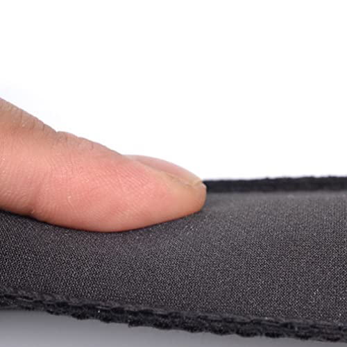 Teensery 1 Pack Black Stretch Cloth Fishing Rod Protective Cover Pole Sleeve Storage Bag Fishing Tools Accessories for 49 inch Pole