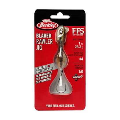 Berkley Bladed Rawler Jig - color: Flashy Fish Head, size: 1 oz - 1/0 Hook Size