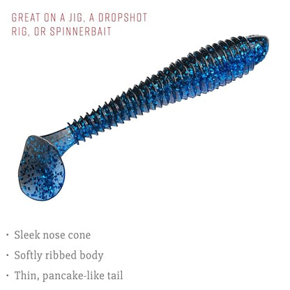 Strike King Rage Swimmer - color: Blue Bug, size: 0.2125"