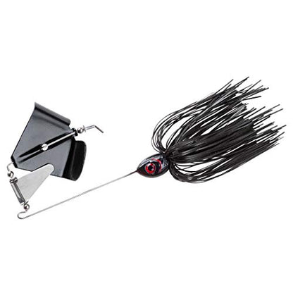 Booyah Buzz Buzzbait Bass Fishing Lure - color: Black, size: 1/4 oz