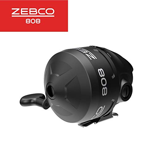 Zebco 808 Spincast Fishing Reel, Changeable Right- or Left-Hand Retrieve, Pre-Spooled with Zebco Fishing Line, Dial-Adjustable Magnum Drag - size: 80 (Pack of 3), style: Size 80 Reel (Clam Pkg)