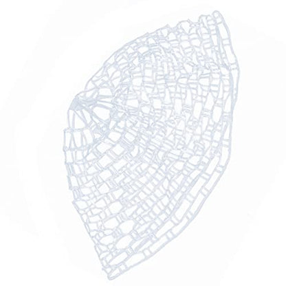 TOPINCN Fishing Landing Net, Trout Fishing Catch and Release Soft Rubber Mesh Fly Rubber Fishing Mesh Fishing Net Replacement - size: 100CM
