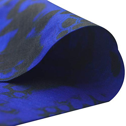 Obacle Seamless Face Mask Rave Bandana Men Women for Dust Sun Wind Protection - color: Python Skin Deep Blue Black