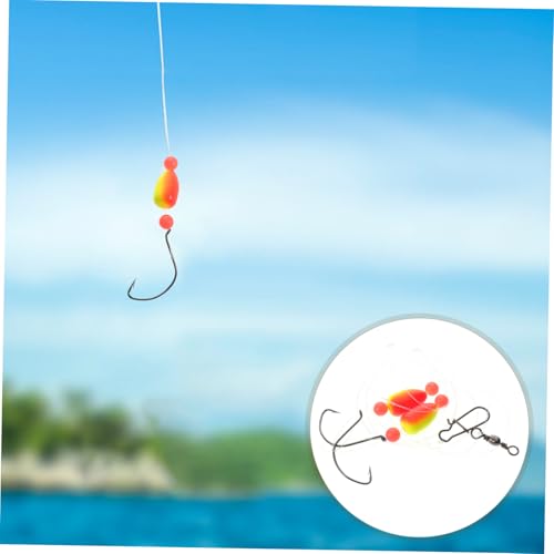Toddmomy 4pcs Fishing Tackle Sea Fishing Replacement Hooks Float Boat and Pier Versatile Gear for Enhanced Catch Rates