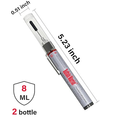 Synthetic Gun Grease Medium Viscosity High Temp (2 Bottles, 8ml Each) | High Pressure Formula, Precision Needle Applicator for Firearm Slide Rails, Bolt Carrier, Locking Surfaces