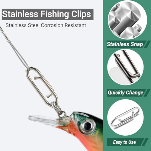 AMYSPORTS High Strength Fishing Leaders Steel Heavy Duty Fishing Leader Wire Line Stainless Wire Leaders Saltwater White Nickel - size: #6 (11.8in-70lb) 30pcs
