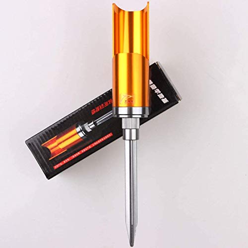 Fishing Rod Pole Holder Aluminum Alloy Ground Support Stand Fishing Rod Racks Folding Holder Baitcaster Spincast Casting Spinning - color: 1pcs