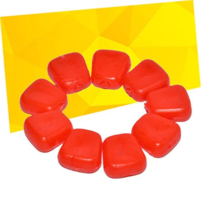 Totority 50Pcs Simulation Floating Fish Lures Artificial Corn Baits for Carp Fishing Reusable PVC Material Freshwater Saltwater Use Red