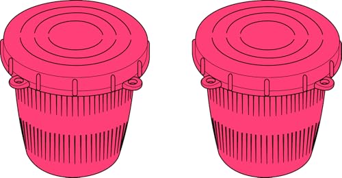 2-Pack of KUFA 5'' Vented Bait Jar Size:ø3 xø4.5"x4"H (HB5x2)