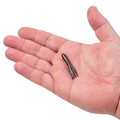 Berkley PowerBait Pre-Rigged Atomic Tubes Fishing Soft Bait - color: Smoke Rainbow Sparkle, size: 1/32 oz