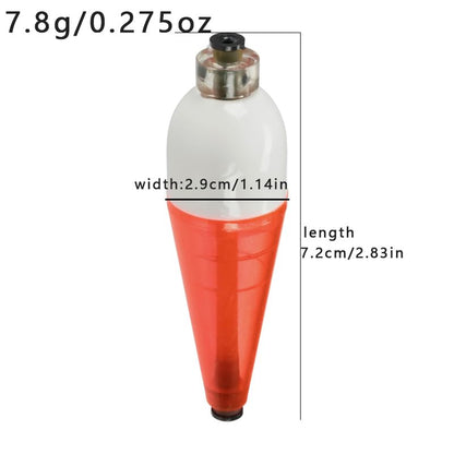 Double X Tackle A-Just-A-Bubble Water-Injected Fishing Float Red and White