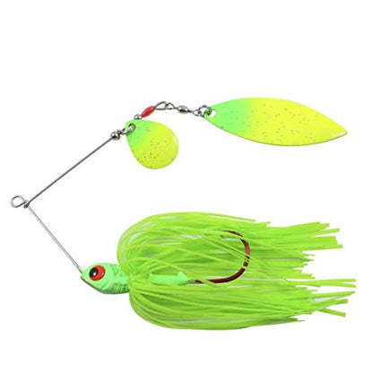 Northland Tackle Reed-Runner Pro-Model Tandem Bait - color: Blackbird, size: 3/8 Oz