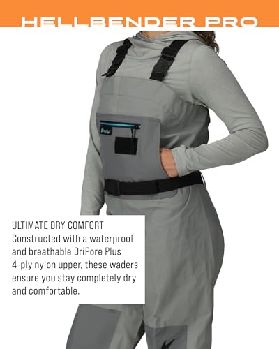 FROGG TOGGS Women's Hellbender PRO Waterproof Fishing Stockingfoot Chest Wader for Fishing - size: X-Large